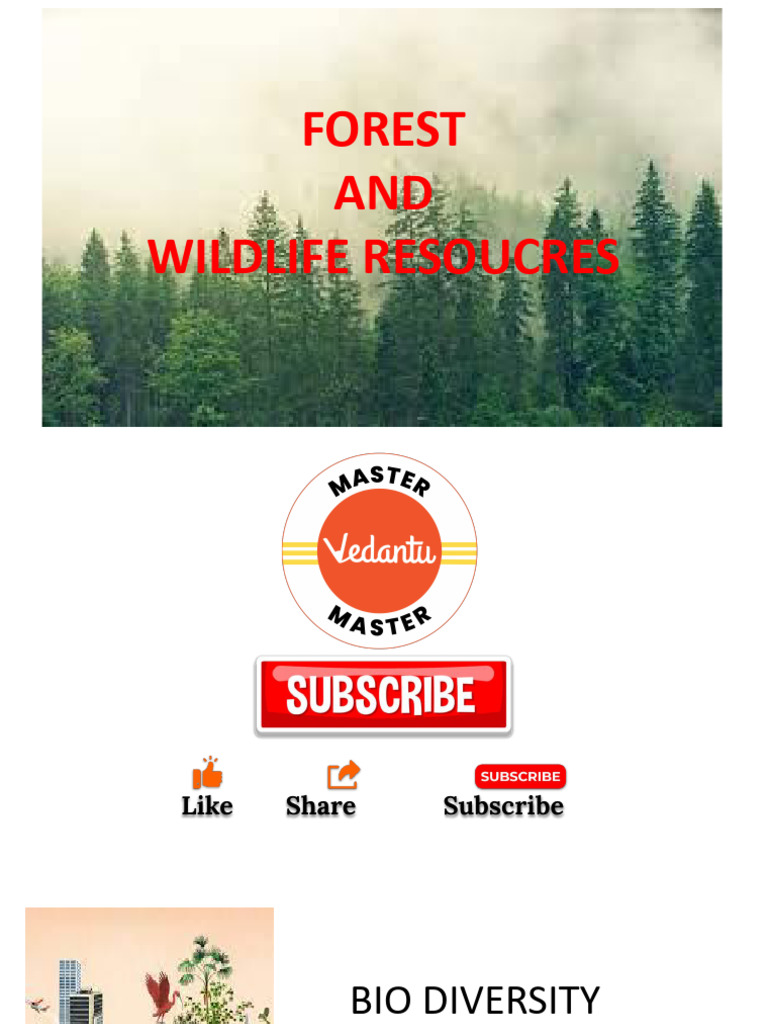 Forest and Wildlife Resoucres.pptx | PDF | Conservation Biology | Forests