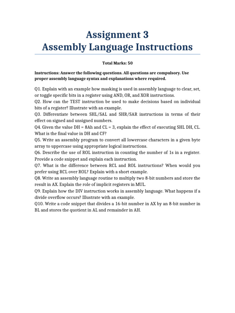 Assignment 3 | PDF