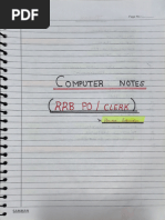 Computer Full Handwritten Notes | PDF