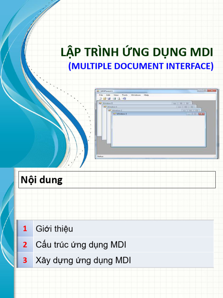 VisualProgramming Lap Trinh MDI | PDF