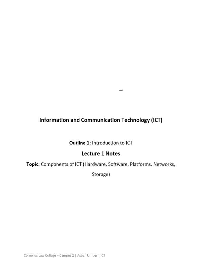 Applications of ICT | PDF | Computer Network | Educational Technology