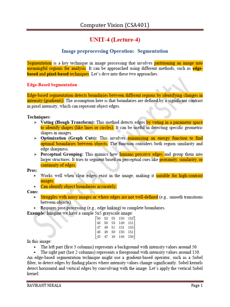 Image Segmentation Techniques Explained | PDF | Image Segmentation ...