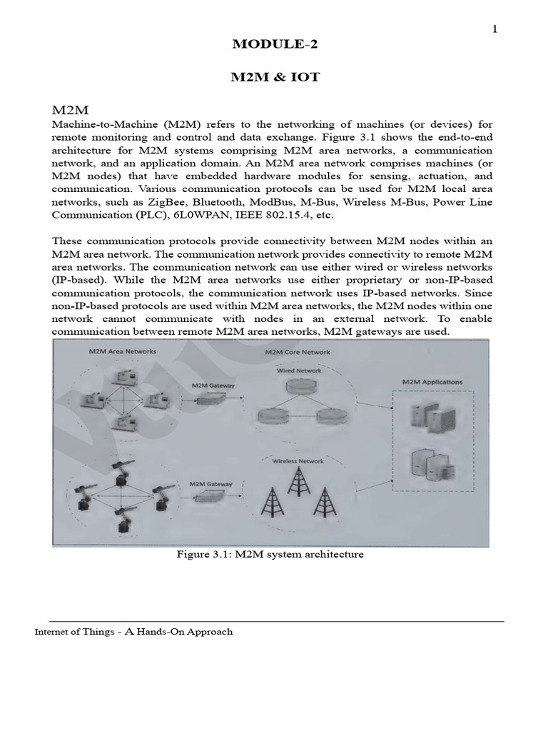 M2M vs IoT: Key Differences Explained | PDF | Computer Network ...