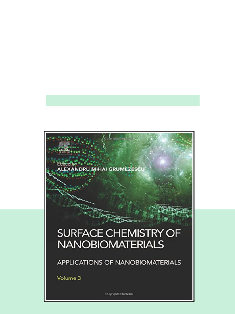 Surface Chemistry Of Nanobiomaterials Applications Of Nanobiomaterials ...