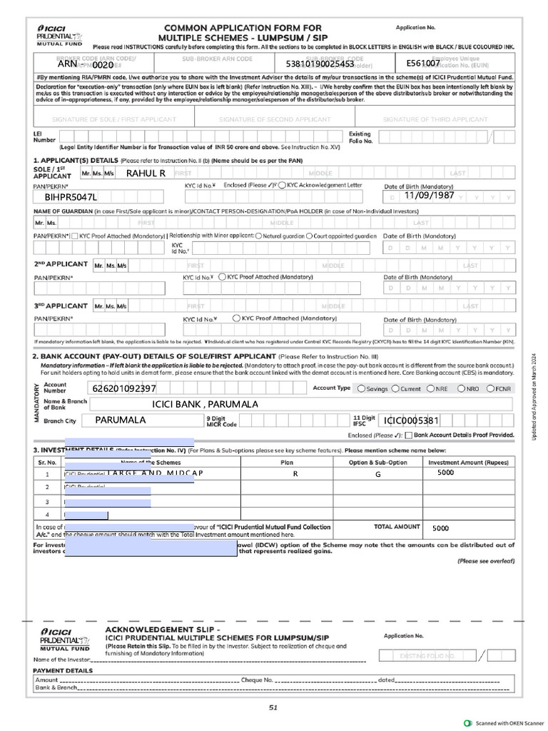 Large and Mid Cap Fund Details | PDF