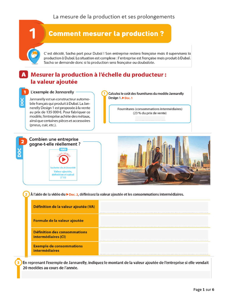 La Mesure de La Production Et Ses Prolongements | PDF