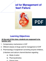 Pharmacology 3 - Management of Heart Failure