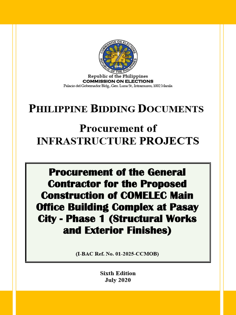Philippine Bidding Documents for Infrastructure | PDF | Taxes ...