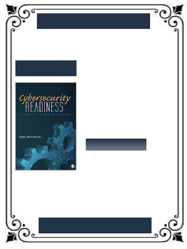 Cybersecurity Readiness First Edition Dave Chatterjee eBook early ...
