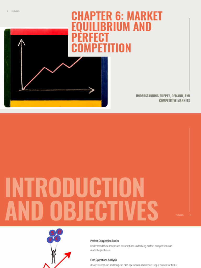 Market Equilibrium in Perfect Competition | PDF | Perfect Competition ...