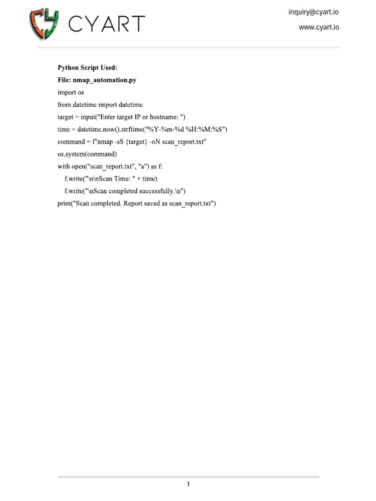 Nmap Automation - Py | PDF