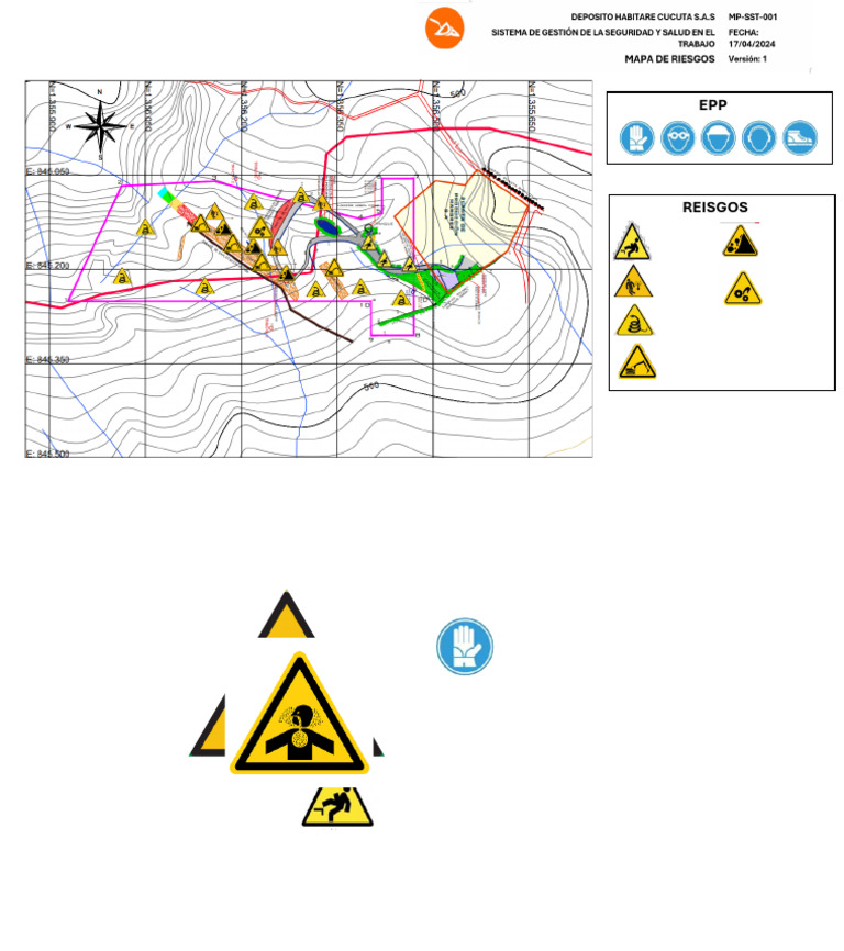 Mp-sst-001 Mapa de Riesgos | PDF