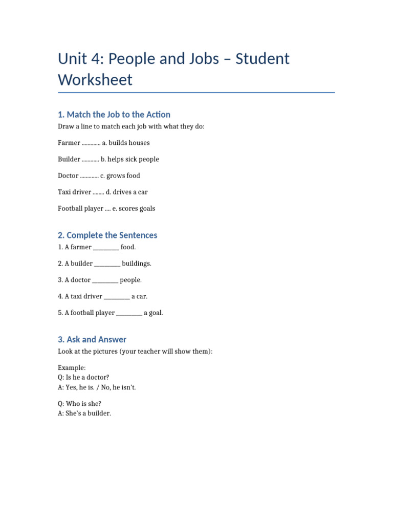 Unit4 Student Worksheet | PDF