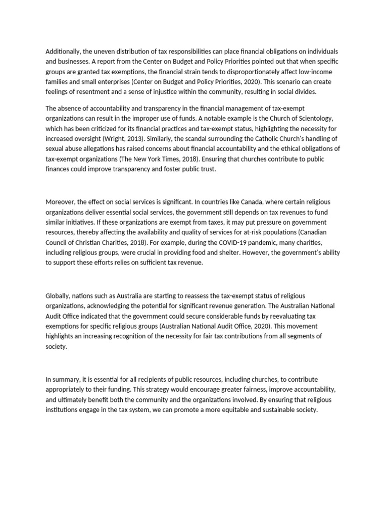 Tax Exemptions: Impact on Society and Equity | PDF | Tax Exemption | Taxes