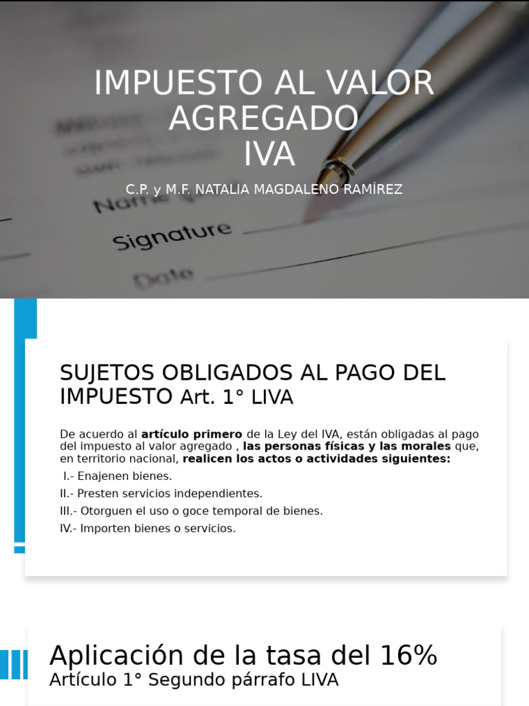 Impuesto Al Valor Agregado | PDF | Pagos | Impuestos