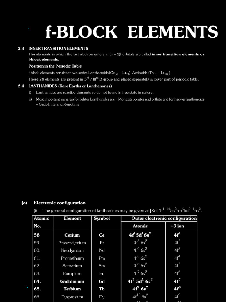 F Block | PDF