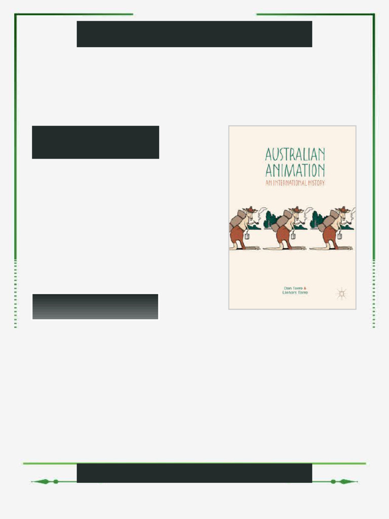 Australian Animation: An International History Dan Torre eBook full ...