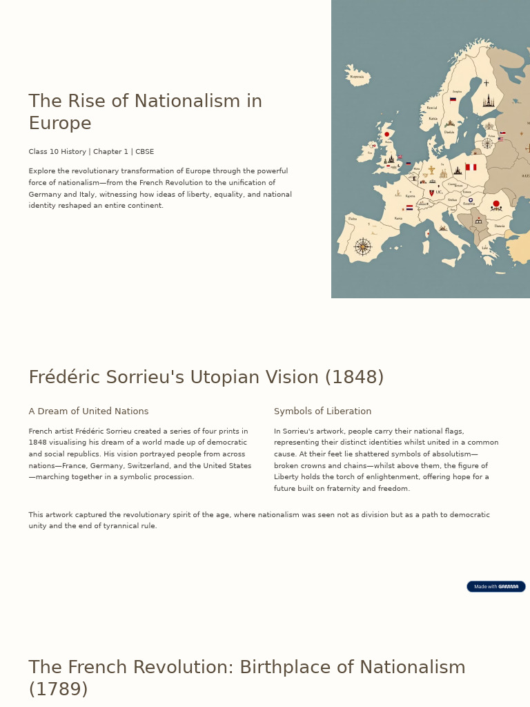 The Rise of Nationalism in Europe | PDF | Nationalism | Liberalism