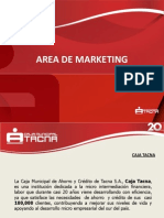 Inducción Area de Marketing 2012