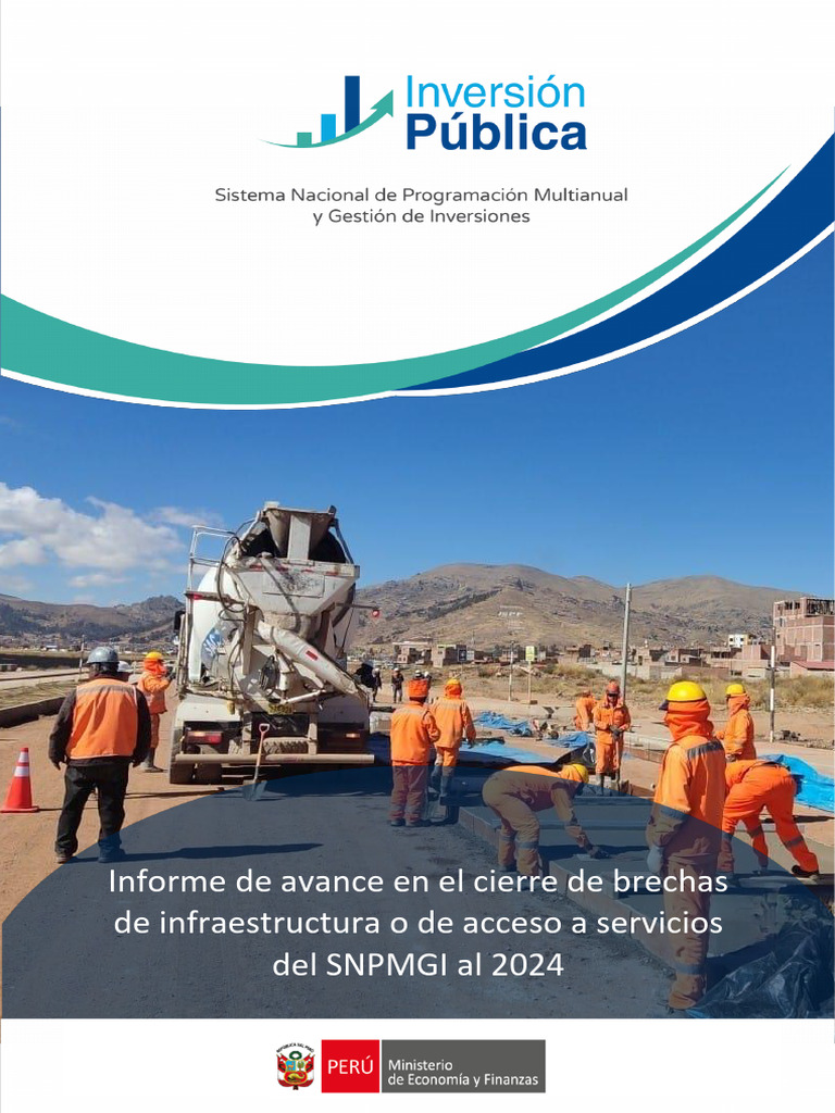 Informe sobre cierre de brechas 2024 | PDF | Aprendizaje | Ministerio ...