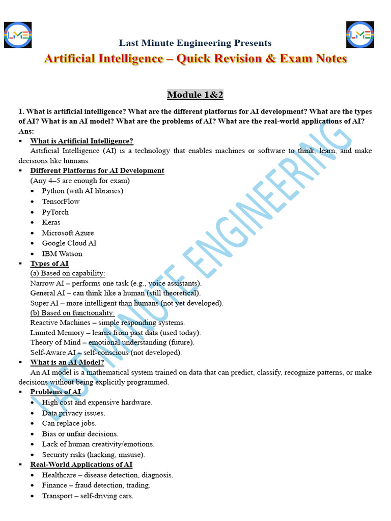 AI Fundamentals and Applications Overview | PDF | Artificial ...