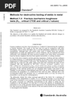 As 2205.7.3-2003 Methods for Destructive Testing of Welds in Metal - Fracture Mechanics Toughness Tests (K(Su
