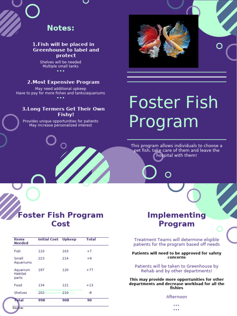 Foster Fish Program | PDF