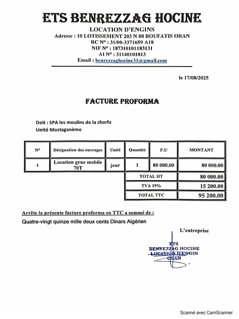 Proforma | PDF