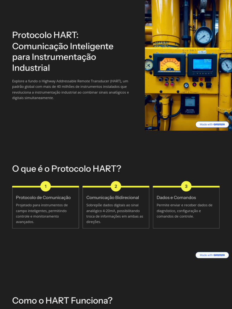 Protocolo HART: Comunicação Industrial Eficiente | PDF | Instrumentação ...