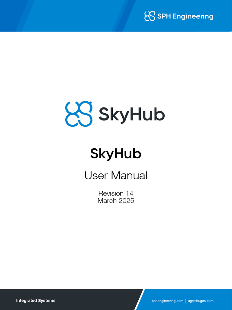 SkyHub User Manual Revision 14 | PDF | Unmanned Aerial Vehicle | Wi Fi
