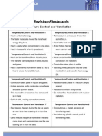 Temperature Control and Ventilation Revision