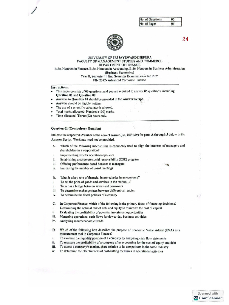 ACF Paper 2024 | PDF