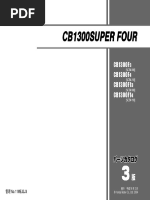 CB1300 Part | PDF