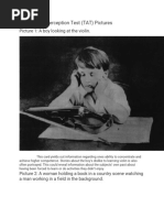 Thematic Apperception Test Cards List | PDF