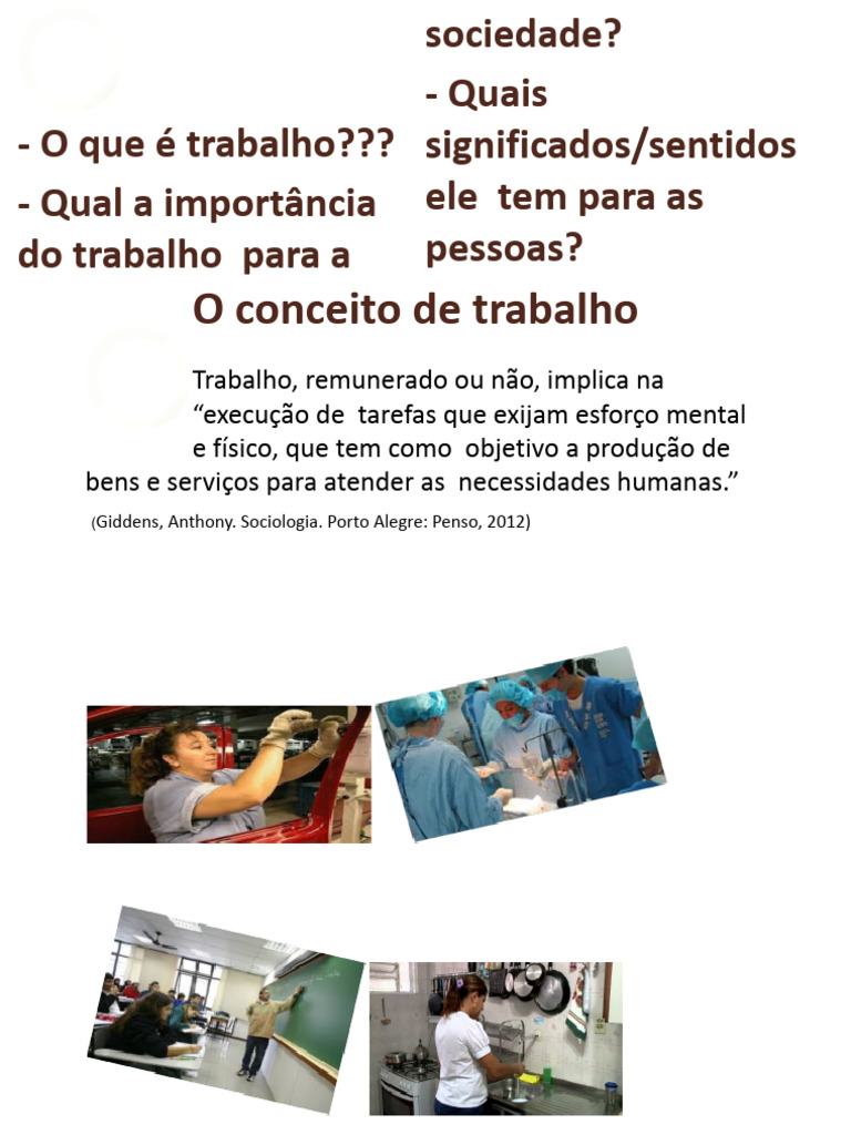 O que é trabalho 2025 | PDF | Karl Marx | Organização Internacional do ...
