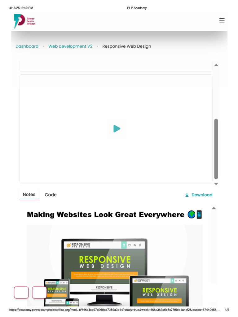 Responsive Web Design | PDF