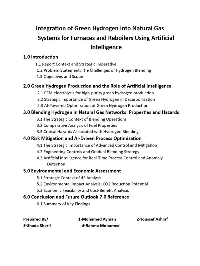 AI-Enhanced Green Hydrogen Integration | PDF | Climate Change ...