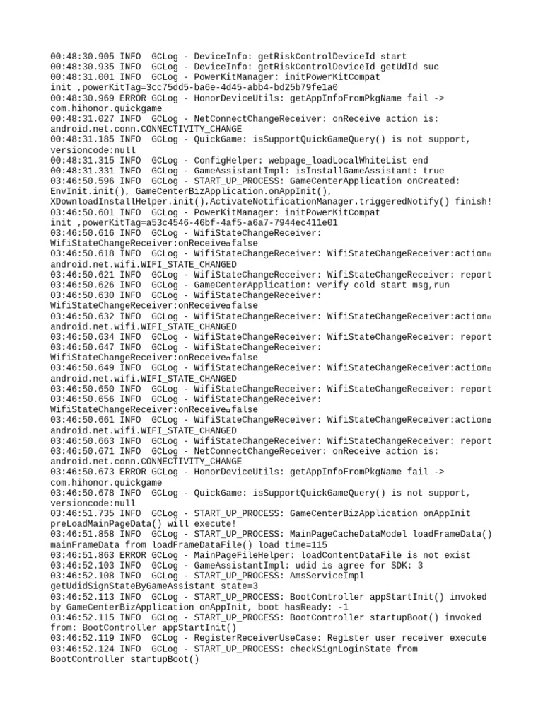 Device Info and Connectivity Logs | PDF | Hypertext Transfer Protocol ...