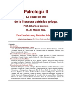 Johannes Quasten - Patrologia T.2 - La Edad de Oro de La Literatura Patrística Griega - Espanhol