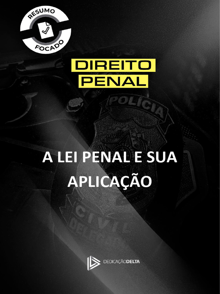 Aplicação da Lei Penal no Direito Penal | PDF | Crimes | Crime e Violência