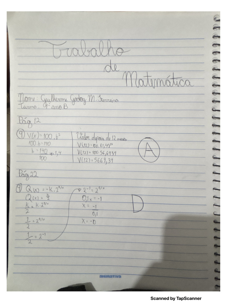 Math Assignment | PDF