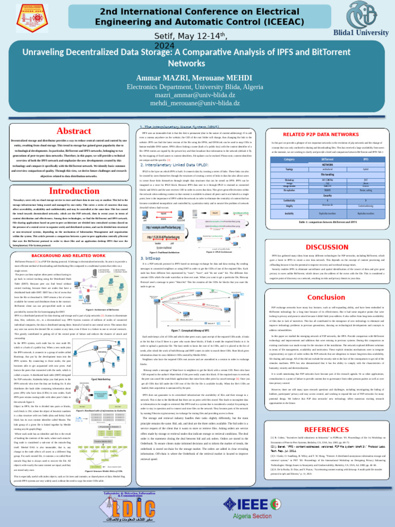 Conférence Poster Final (1) | PDF | Peer To Peer | Information ...