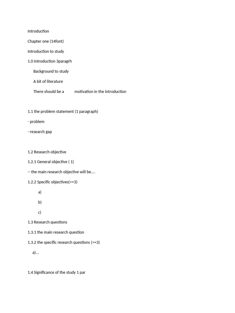 Research Study Framework Overview | PDF