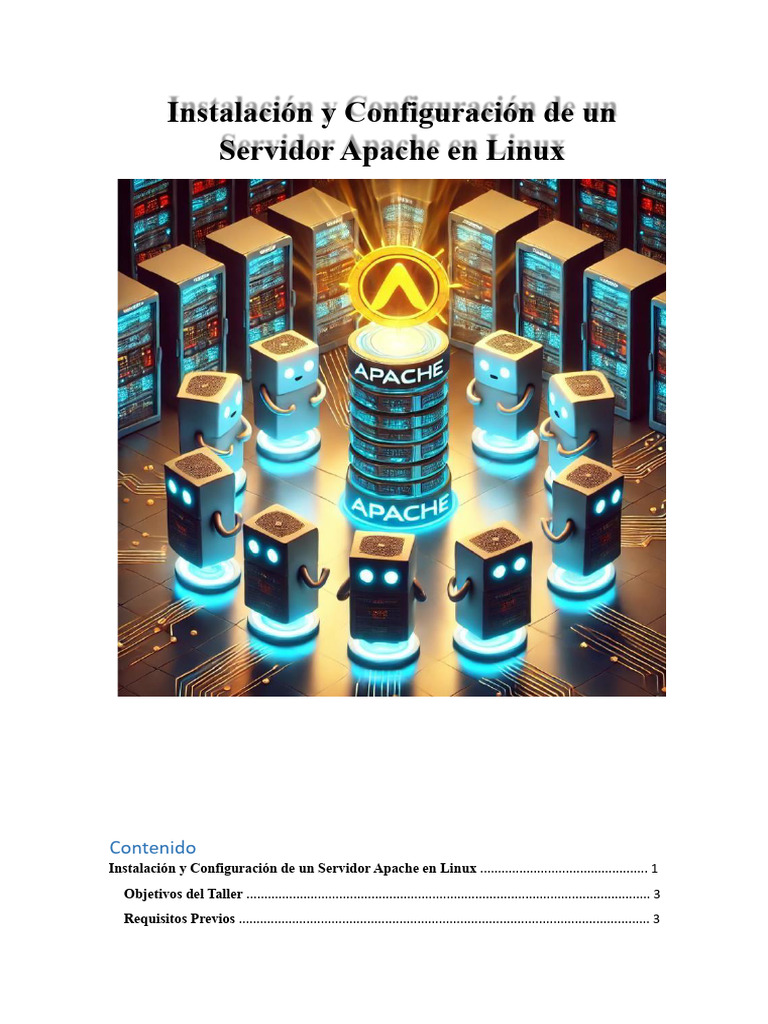 Instalación y Configuración de Un Servidor Apache en Linux Jorge ...