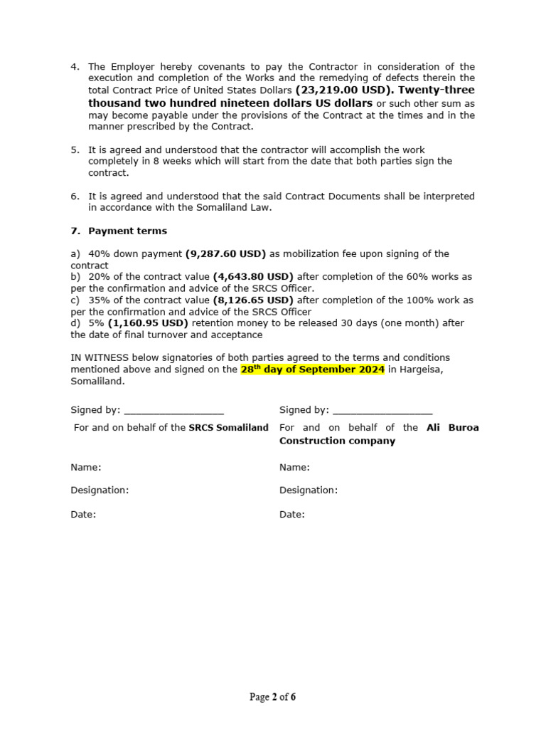 2.Health Facility Contract | PDF
