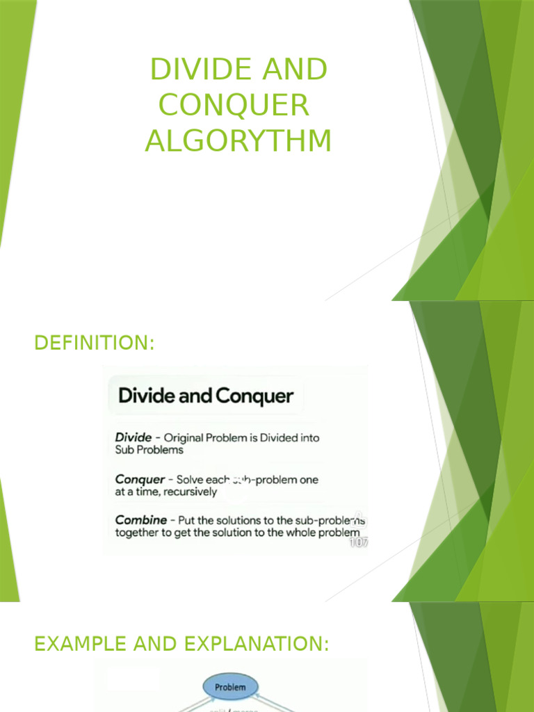 Divide and Conquer | PDF