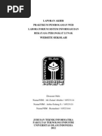 Download Laporan Programming Project Website Sekolah - Praktikum Pemrograman Web by Dani Ramadani SN96895843 doc pdf