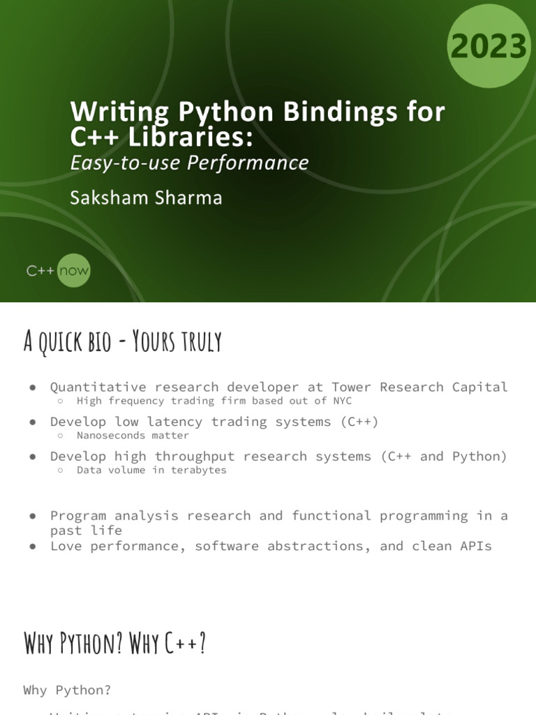 C++ and Python Integration Techniques | PDF | Pointer (Computer ...