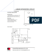 79LXX Linear Integrated Circuit: 3-Terminal 0.1A Negative Voltage Regulator