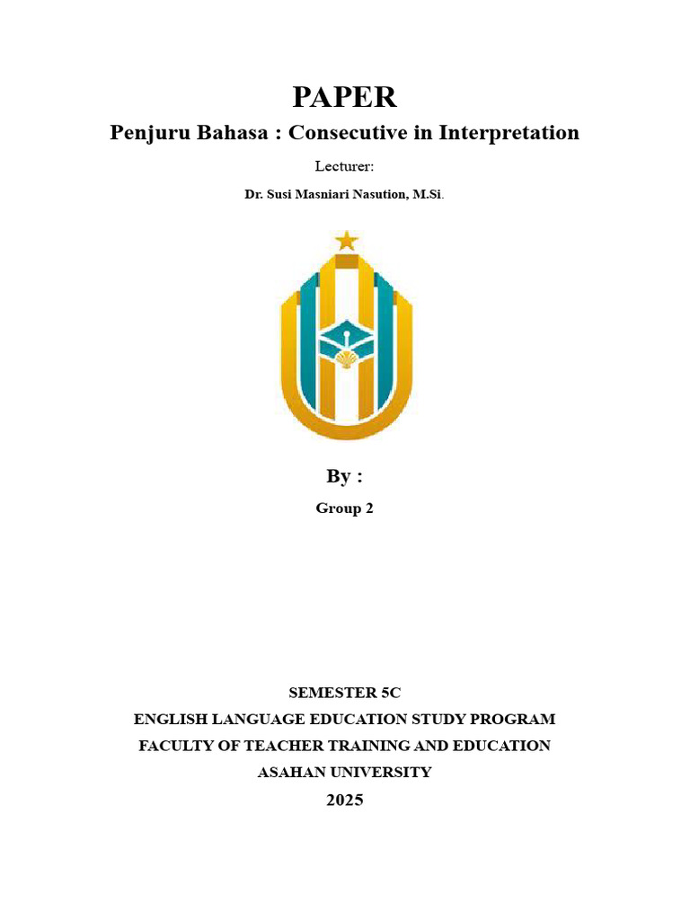 Challenges in Consecutive Interpreting | PDF | Language Interpretation ...
